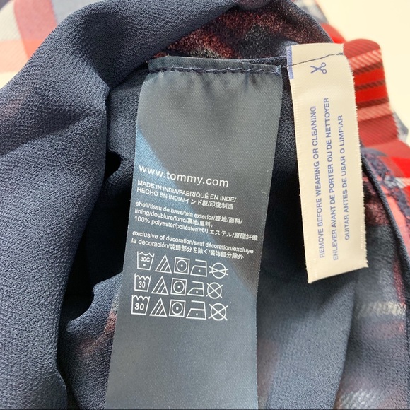 Tommy Hilfiger Sleeveless Check Dress Size 8 - Picture 6 of 6